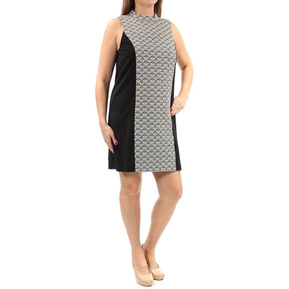 Kensie Dresses & Skirts - Kensie Women's Scale Brocade Mock Neck Retro Mini Shift Dress Women's XS